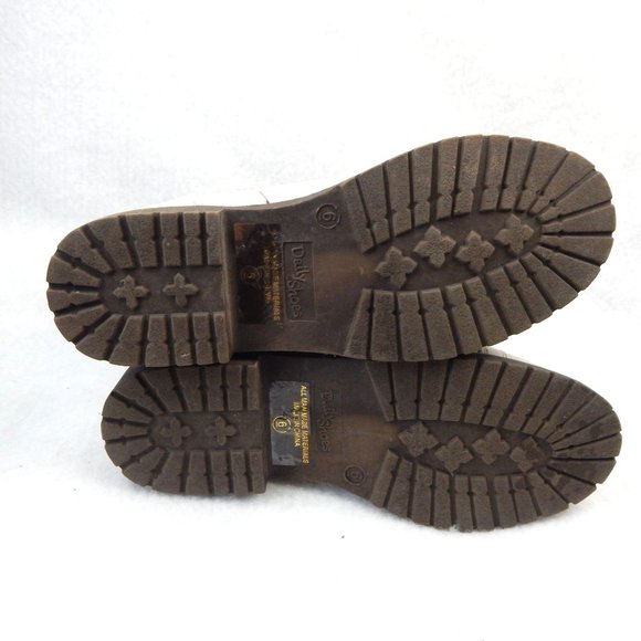 Daily Shoes Womens Mid Calf Military Lace Up Combat Boots Size 6 - Picture 10 of 11